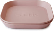 Mushie Square Dinner Plates (2pk) (4 Colours)
