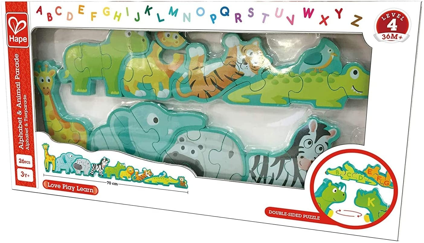 Hape Alphabet & Animal Parade Puzzle
