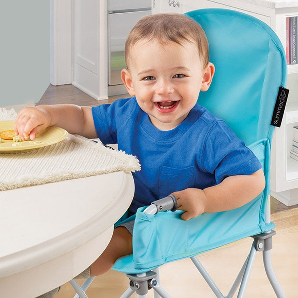 Summer Infant Pop N Sit Portable Baby High Chair - Aqua