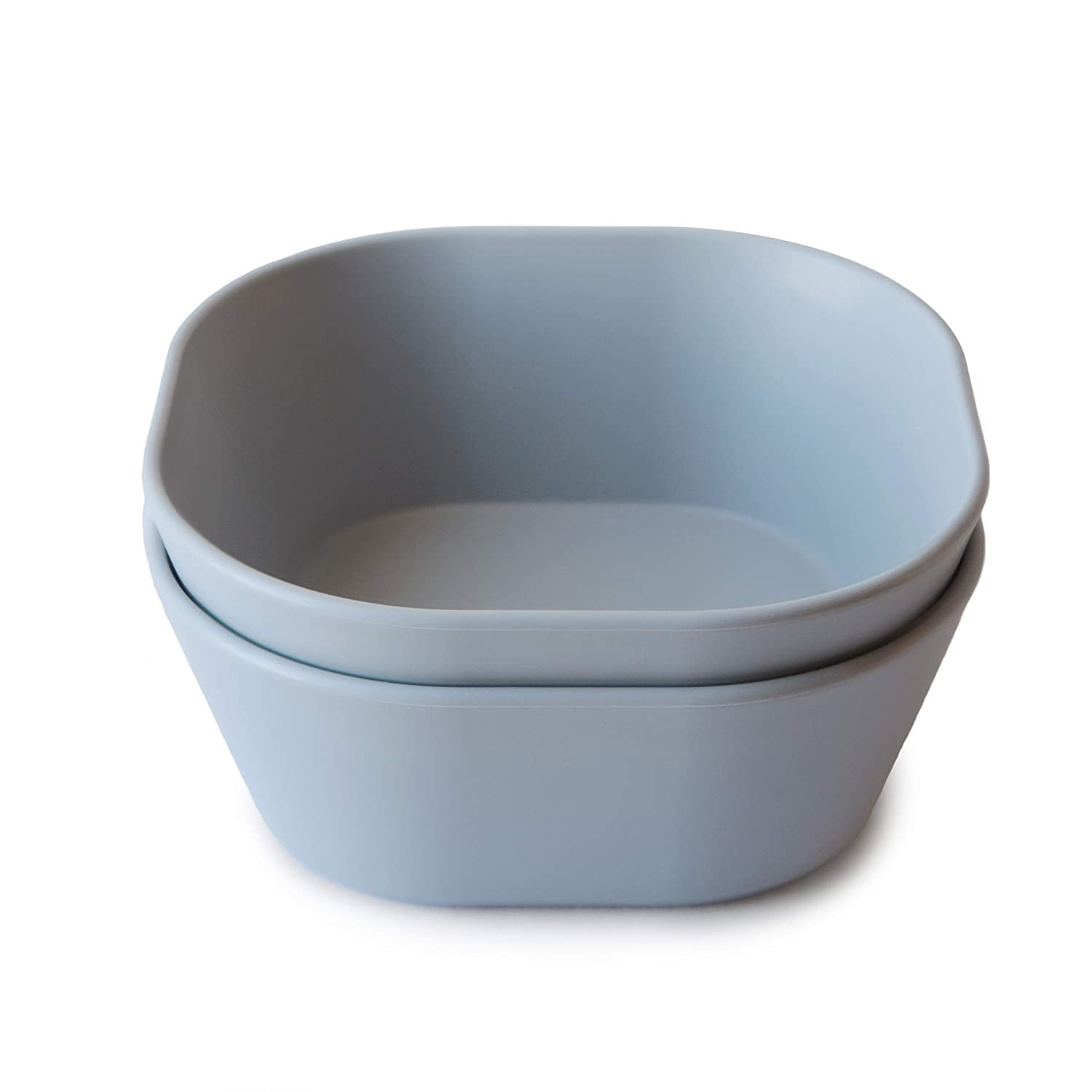 Mushie Square Dinnerware Bowls, 2 pcs (4 Colours) - Pupsik Singapore