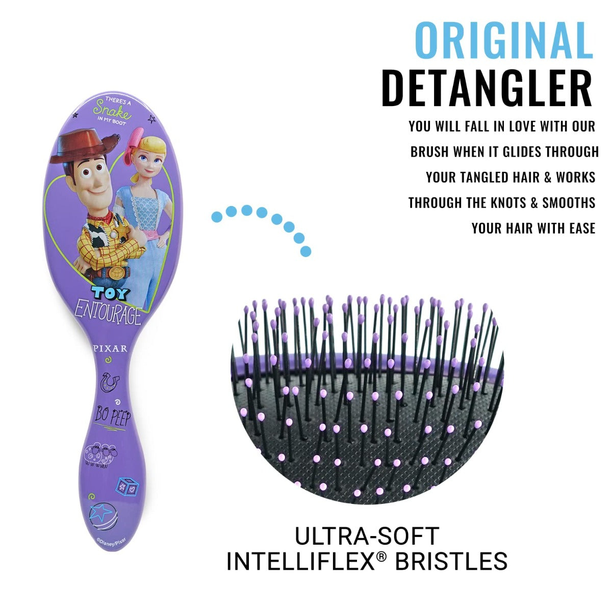 Wet Brush Detangler Brush Pixar Toy Story - Woody & Bo Peep