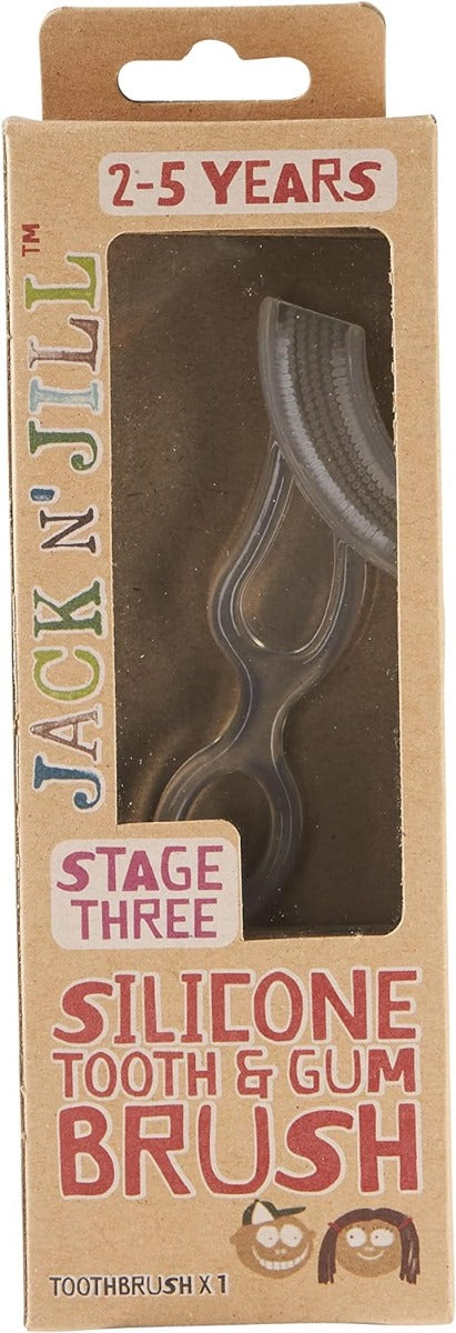Jack N' Jill Silicone Tooth & Gum Brush (2-5Y) - Damaged Packaging