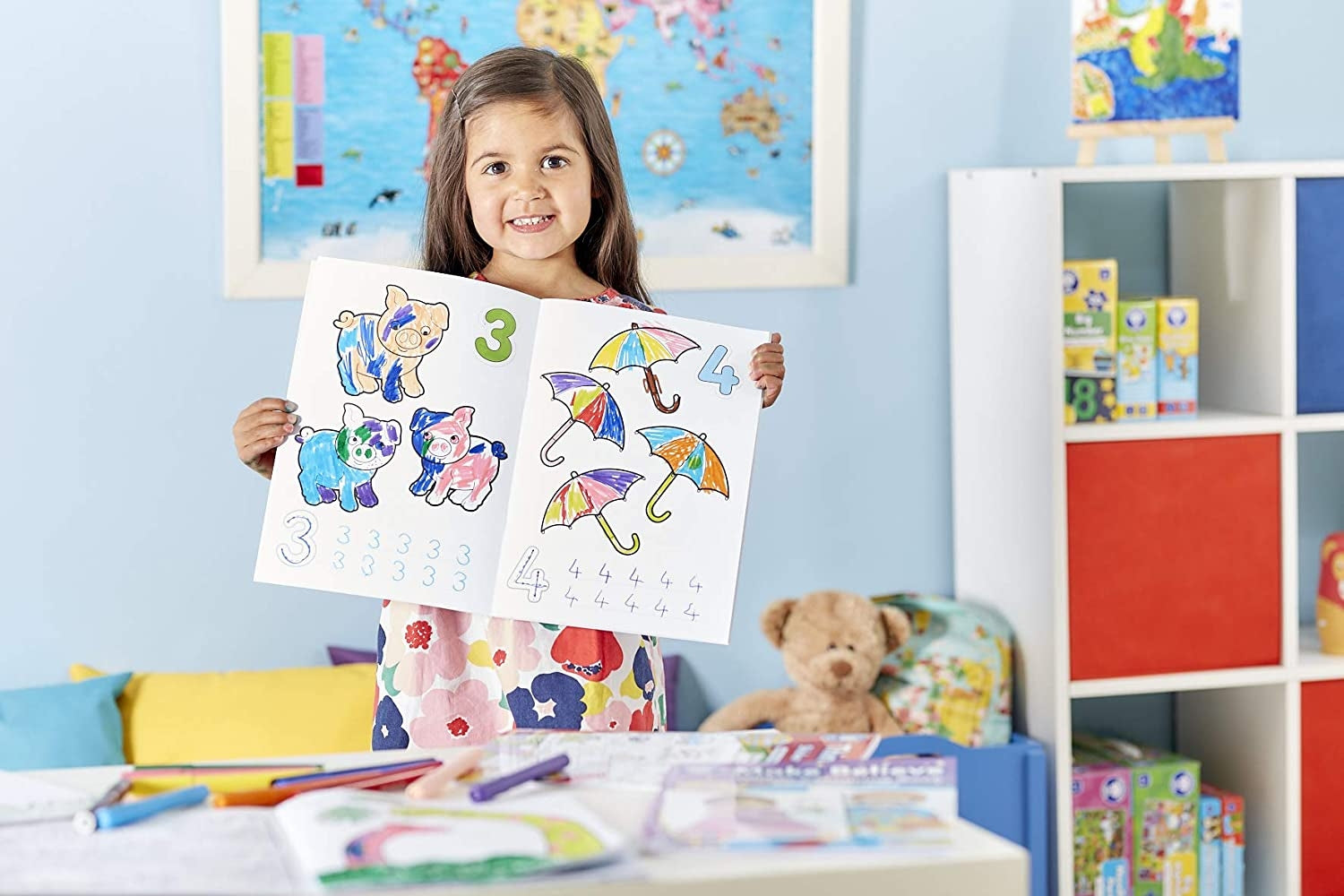 Orchard Toys Learning Sticker Colouring Book Series (4 Titles) - Pupsik Singapore