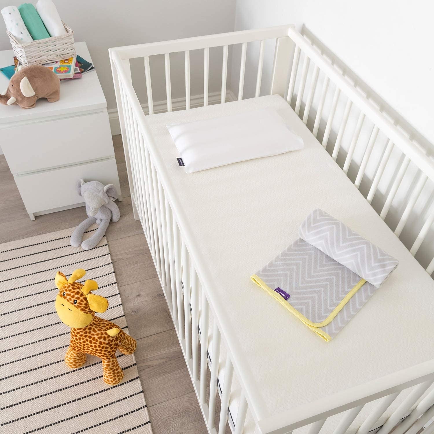 Cotton Case (31x22cm) for Clevamama ClevaFoam Pram Pillow (4 Designs) - Pupsik Singapore