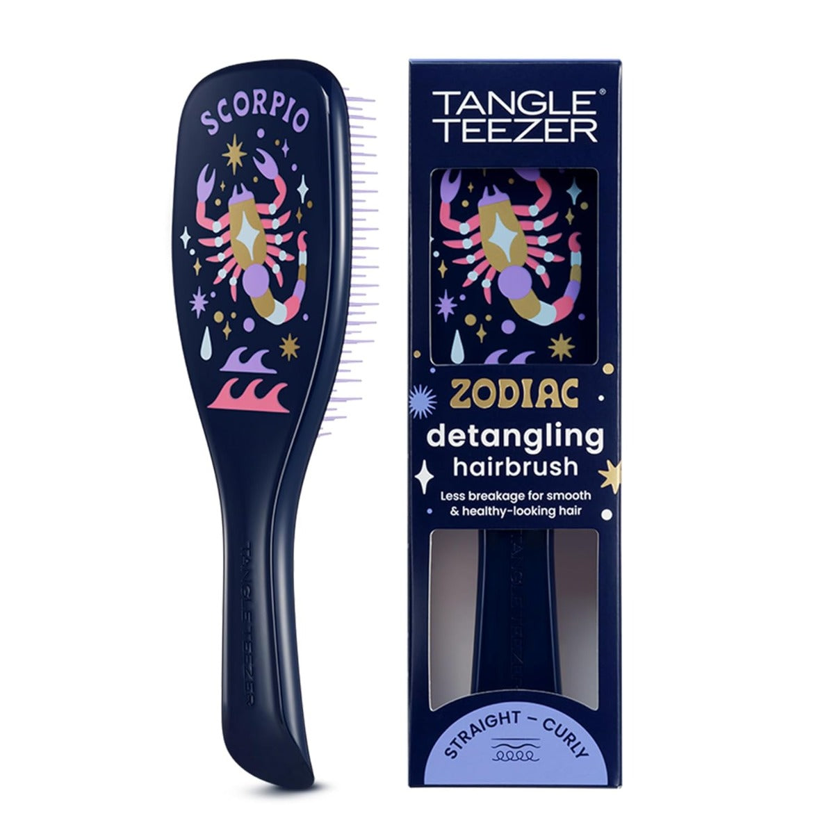 Tangle Teezer The Ultimate Detangler Regular Hairbrush, Straight & Curly (29 Colours) - Pupsik Singapore