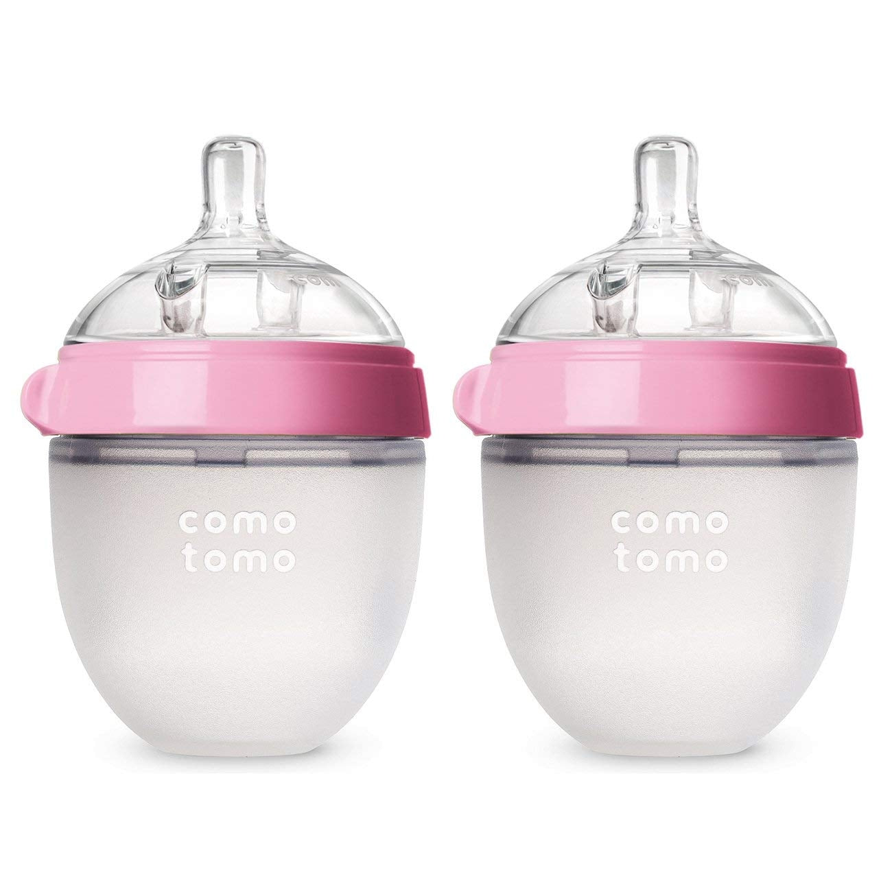 Comotomo Baby Bottle, 150ml  - Pink (2pk)