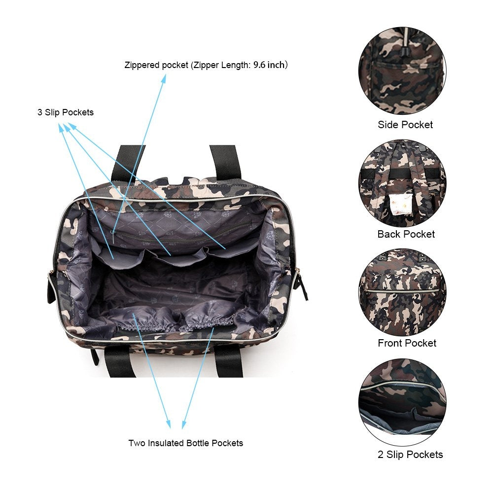 Colorland Zara Baby Changing Backpack (4 Designs) - Pupsik Singapore