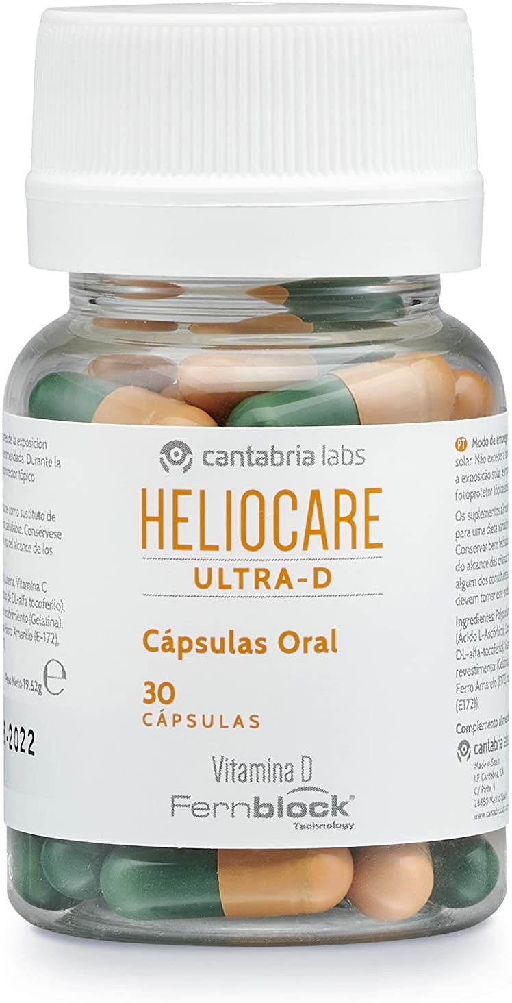 Heliocare Oral Ultra D Capsules Sunscreen, EU (30 caps) - exp 10/26