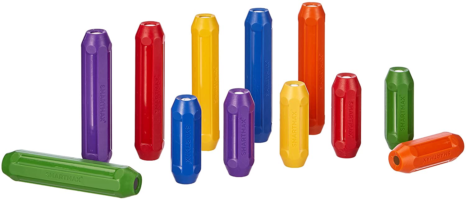 SmartMax 6 Medium & 6 Long Bars Extension Set Magnetic Building Toy