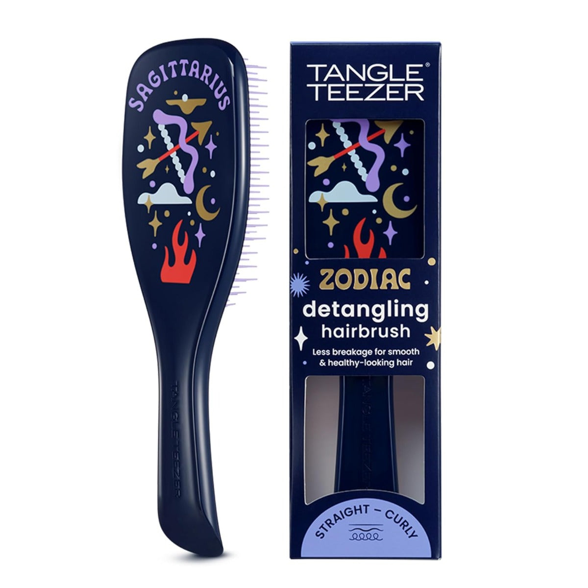 Tangle Teezer The Ultimate Detangler Regular Hairbrush, Straight & Curly (29 Colours) - Pupsik Singapore