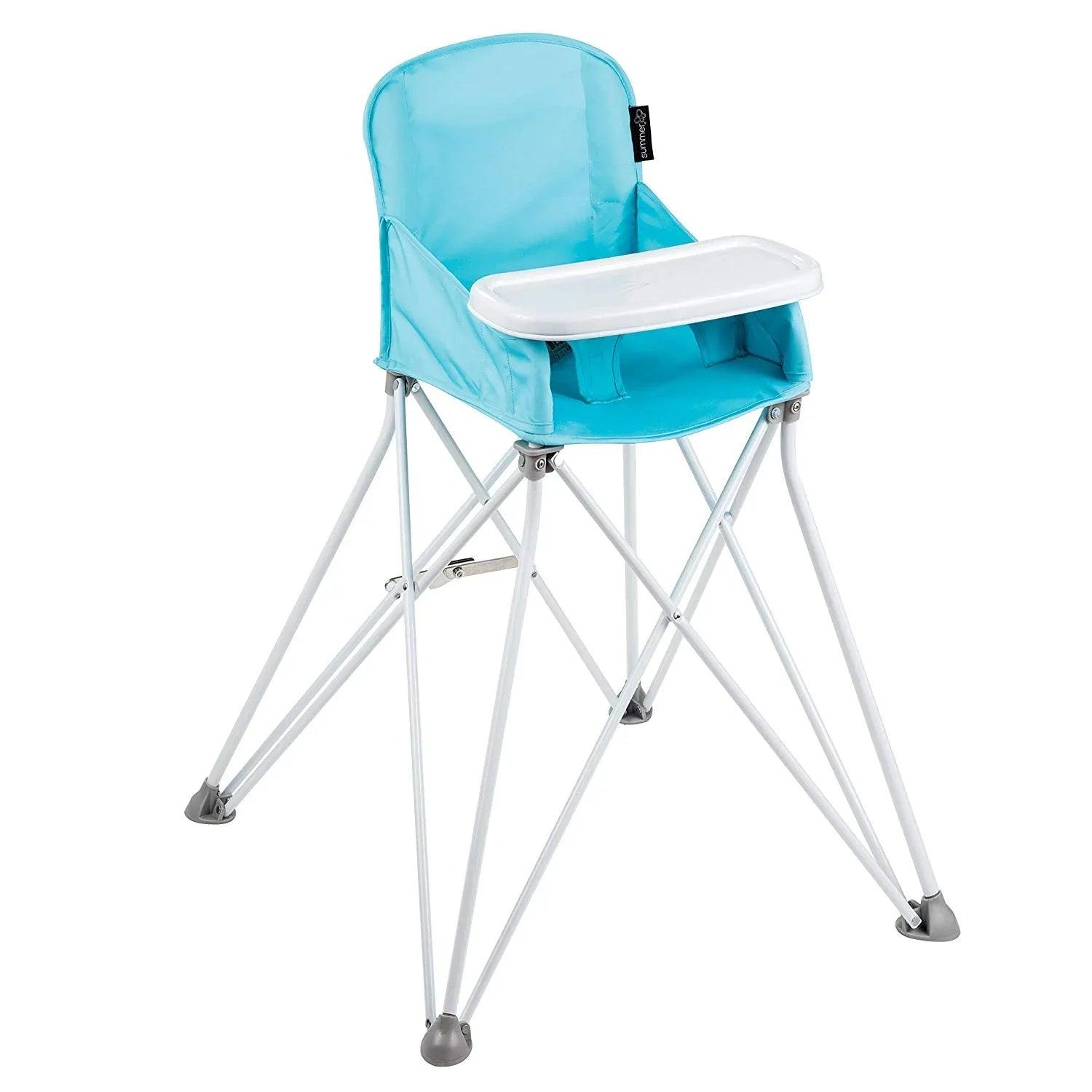 summer infant high chair Summer Infant Pop N Sit Portable Baby High Chair - Aqua
