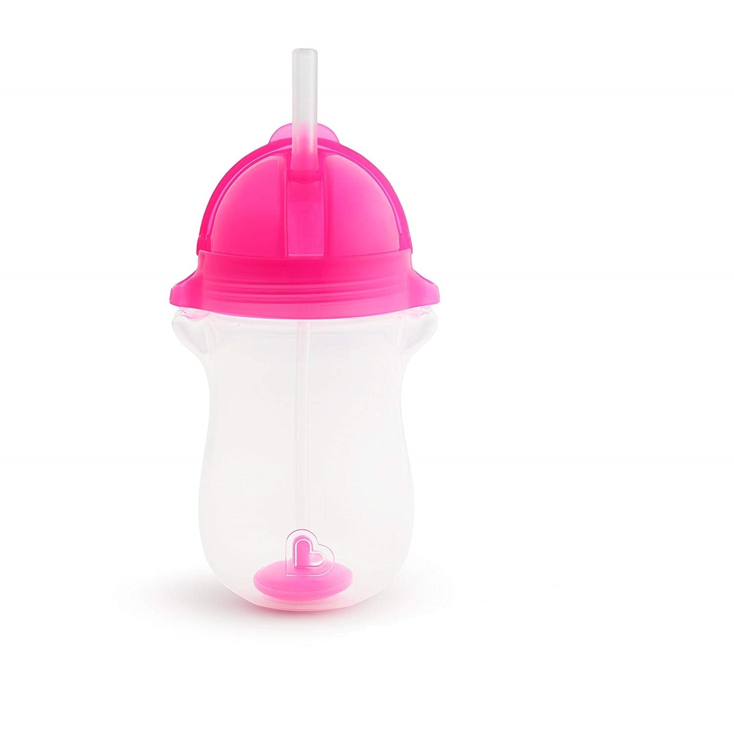 Munchkin Any Angle Click Lock Weighted Straw Cup, 10oz - Pink - Pupsik Singapore
