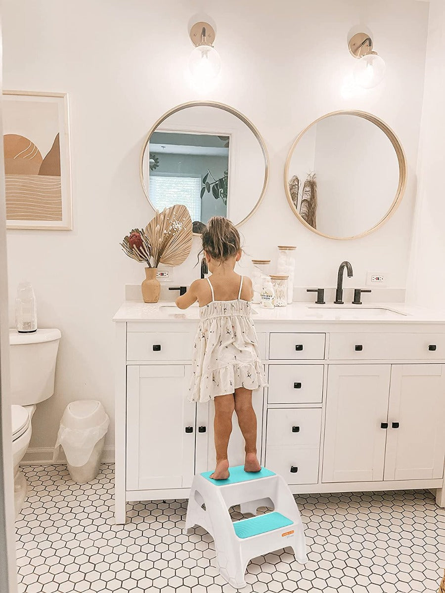 Dreambaby Toddler & Me™ 2 Step Stool - Aqua