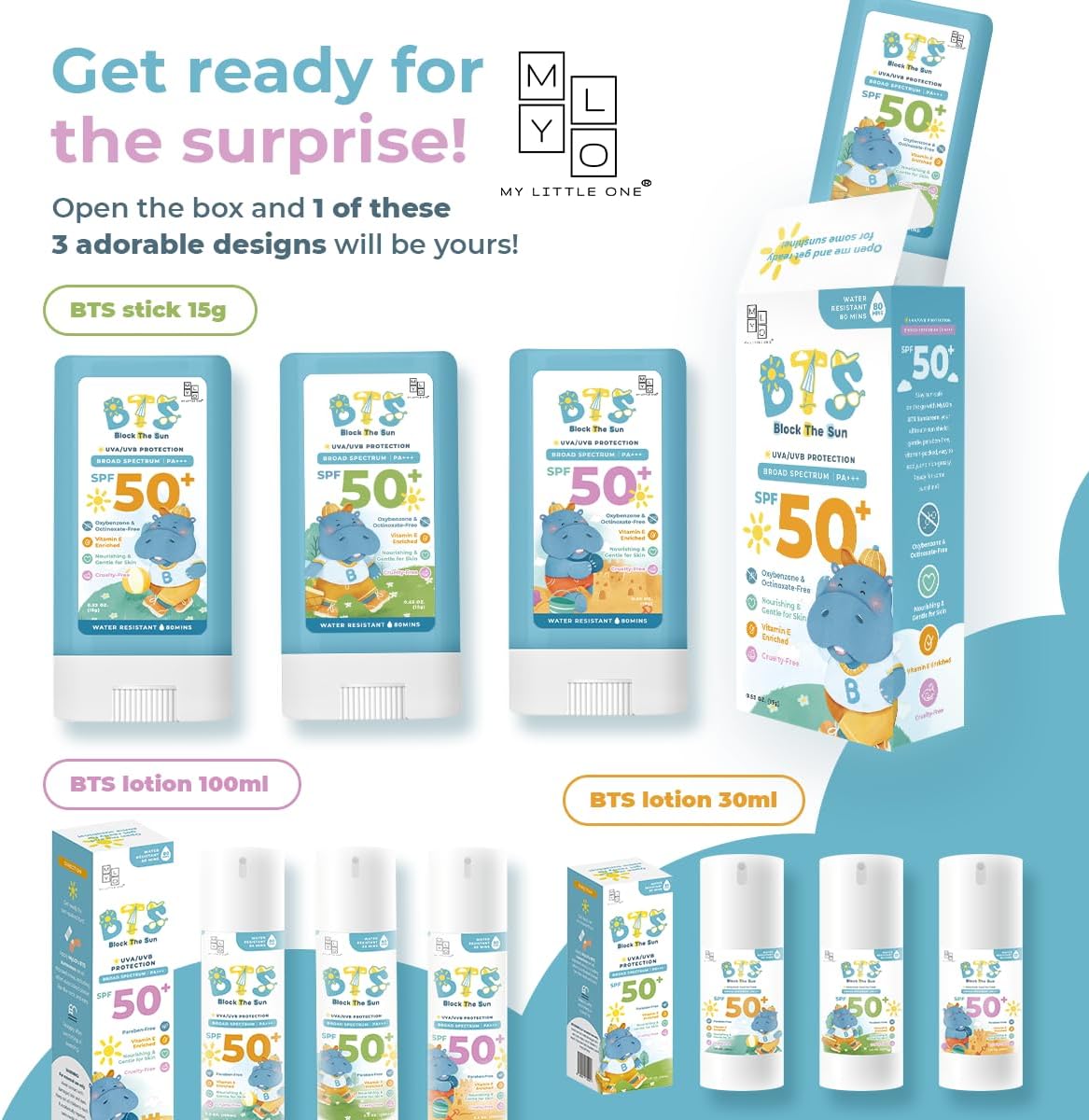 MyLO BTS Sunscreen Lotion, 100ml (Exp 11/27)