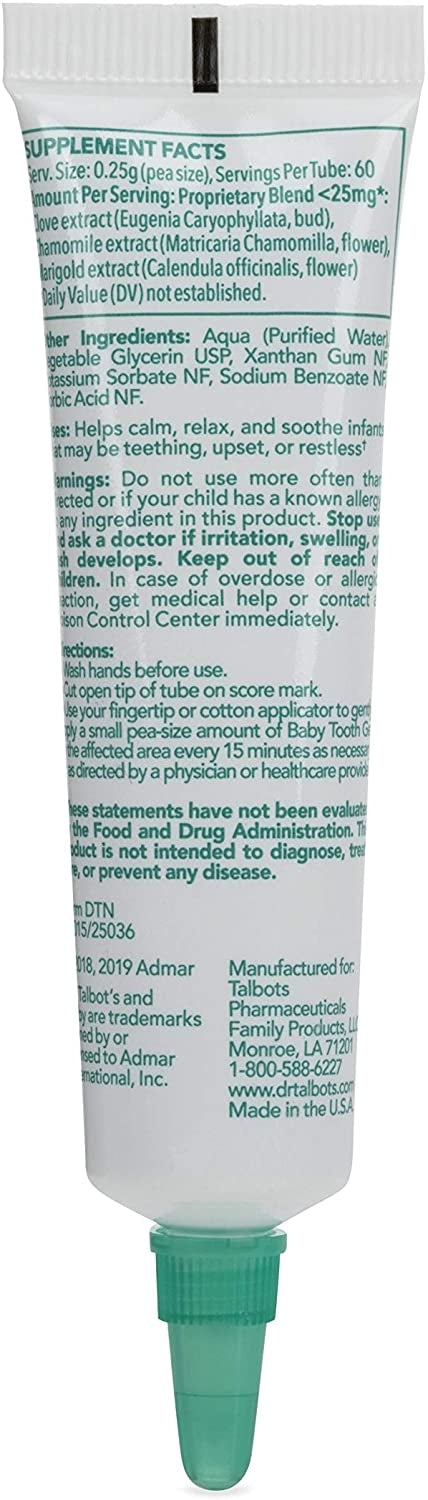 Nuby Dr Talbot's Baby Tooth Gel, 15g