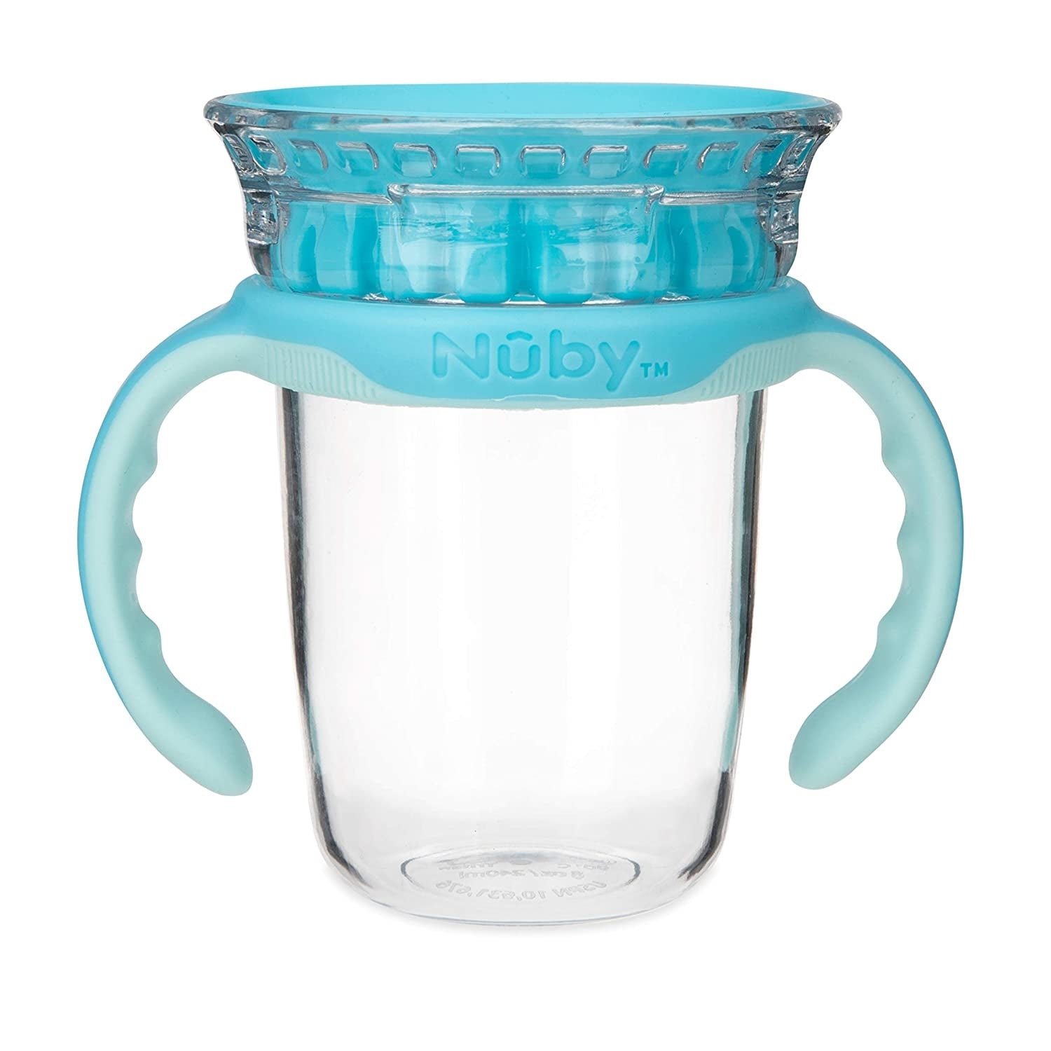 Nuby 360 Edge 2-Stage Drinking Rim Tritan Cup, 240ml (3 Colors)