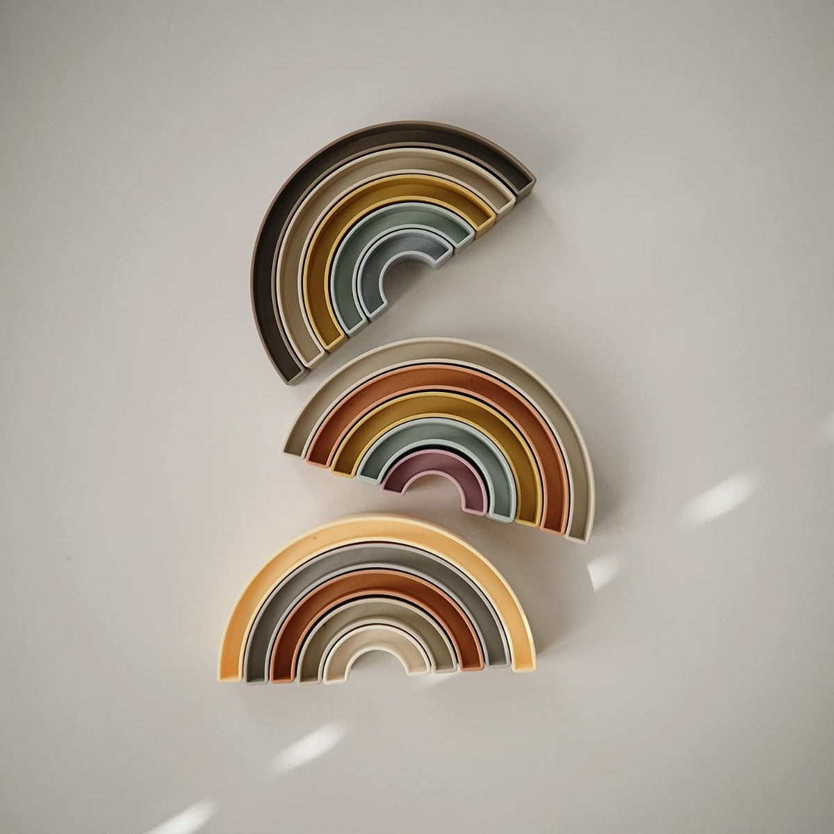 Mushie Rainbow Stacker Toy (3 Colours)