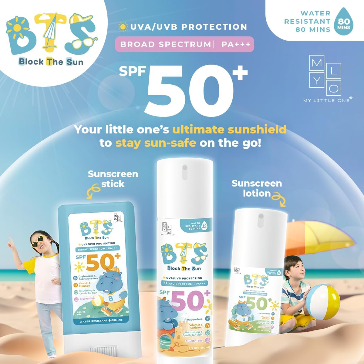 MyLO BTS Sunscreen Lotion, 30ml (Exp 11/27)