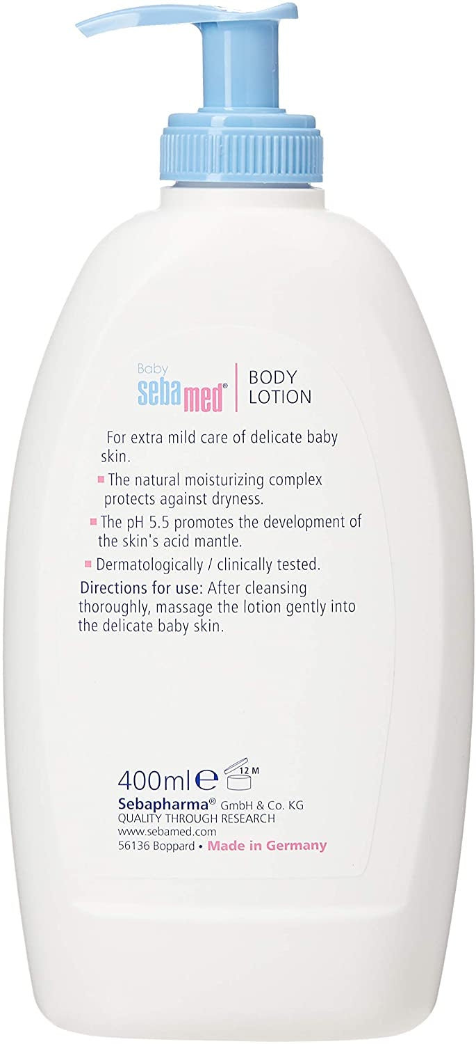 Sebamed Baby Body Lotion with Pump, 400ml (Exp 07/27)