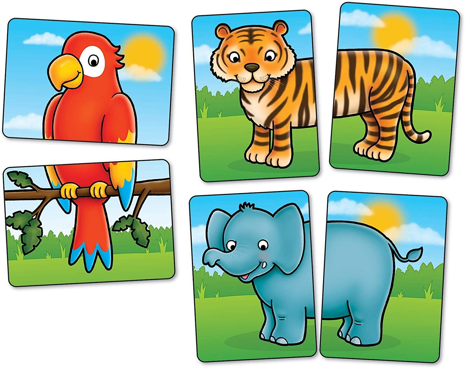 Orchard Toys Jungle Heads and Tails Game