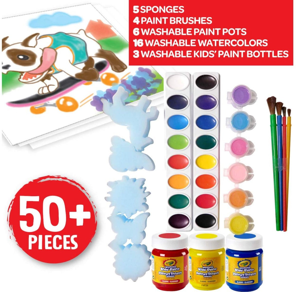 Crayola Kids Washable Paint Set