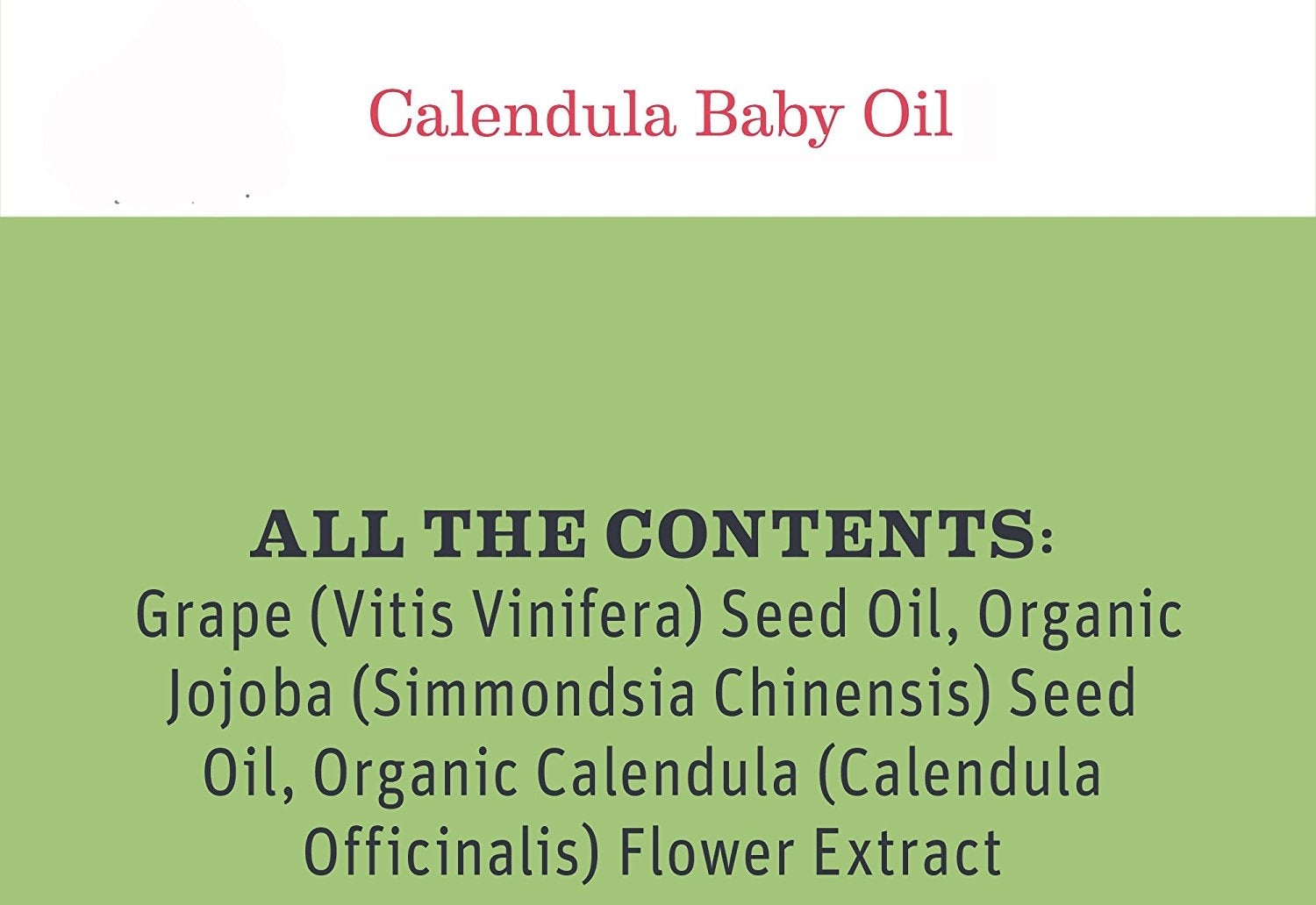 Earth Mama Baby Calendula Baby Oil, 120ml - exp 09/26