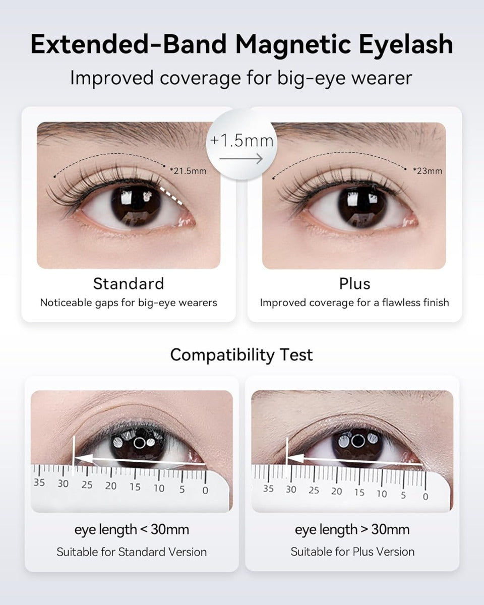 WOSADO Soft Magnetic Eyelashes, Widen/Plus (4 Designs)