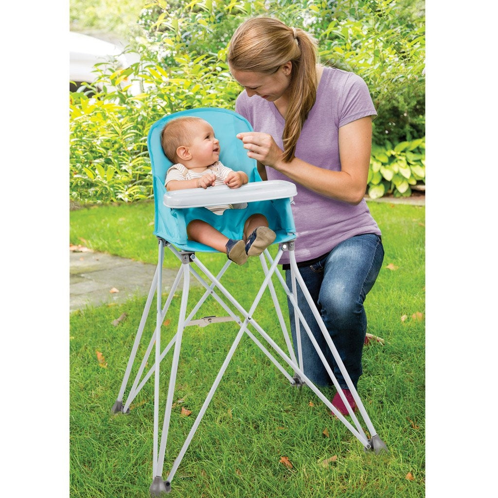 Summer Infant Pop N Sit Portable Baby High Chair - Aqua