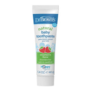 Dr. Brown's Natural Baby Toothpaste, 40g - Strawberry (exp 08/27)
