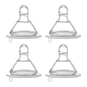 Maymom 2nd Gen Silicone Nipple Teat (Wide-Neck), 4pk (3 Flows)