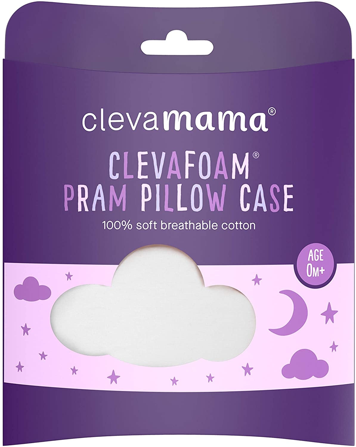 Cotton Case (31x22cm) for Clevamama ClevaFoam Pram Pillow (4 Designs) - Pupsik Singapore