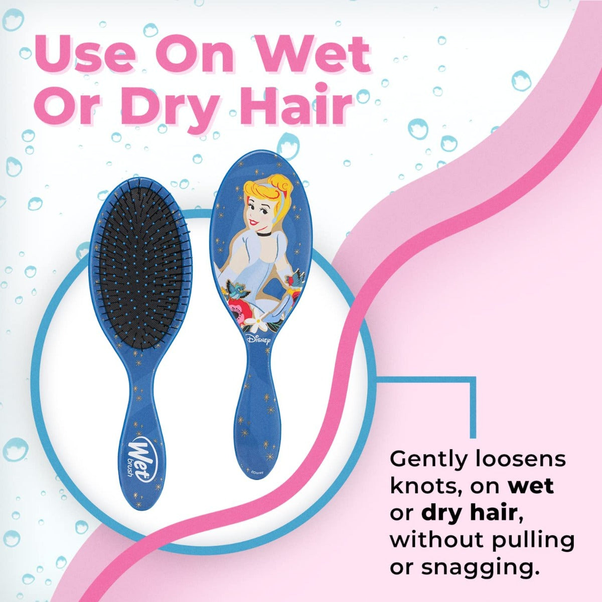 Wet Brush Detangler Brush Disney Princess Celebration (3 Designs)