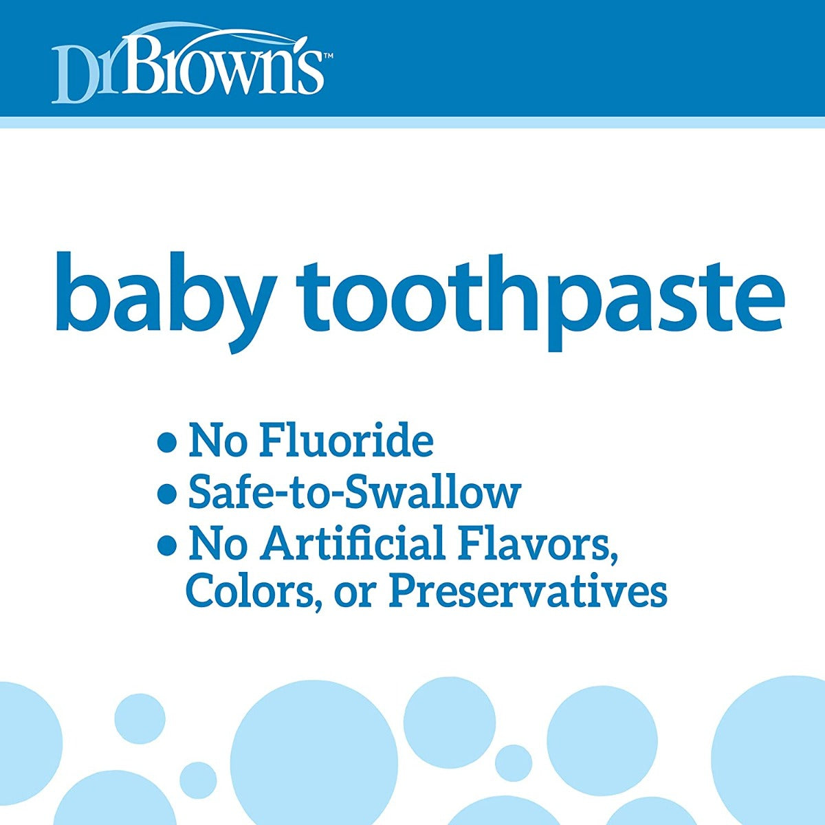 Dr. Brown's Natural Baby Toothpaste, 40g - Strawberry (exp 08/27)