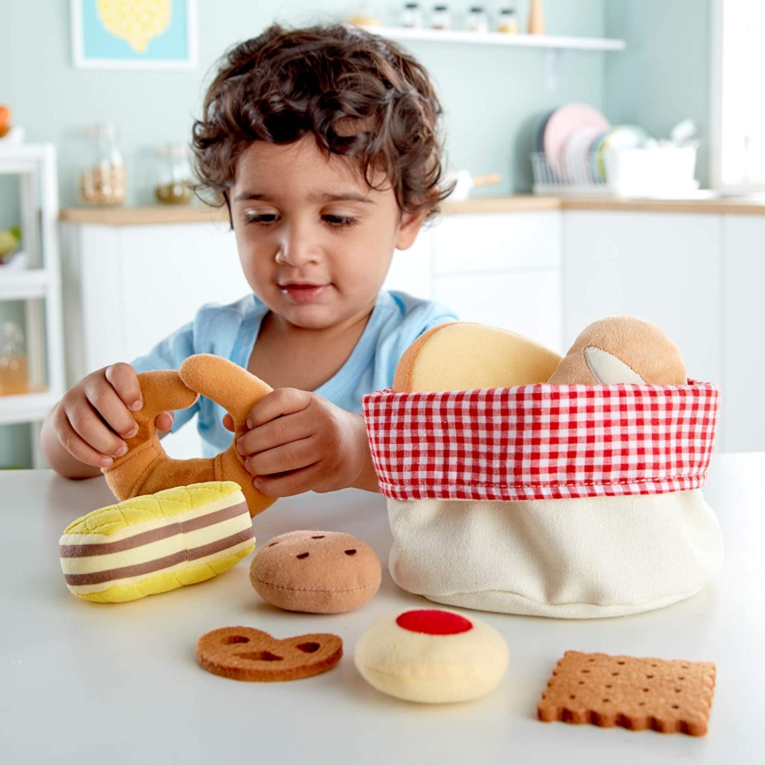 Hape Toddler Bread Basket Soft Toys