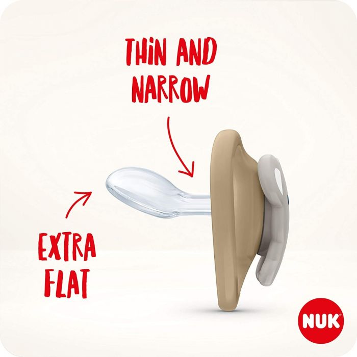 NUK Disney Mickey Mouse Space Silicone Soother, 2pk - Rose (2 Sizes)