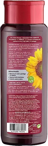 NaturVital ColourSafe Shampoo for Mahogany Hair, 300ml - Exp 05/29