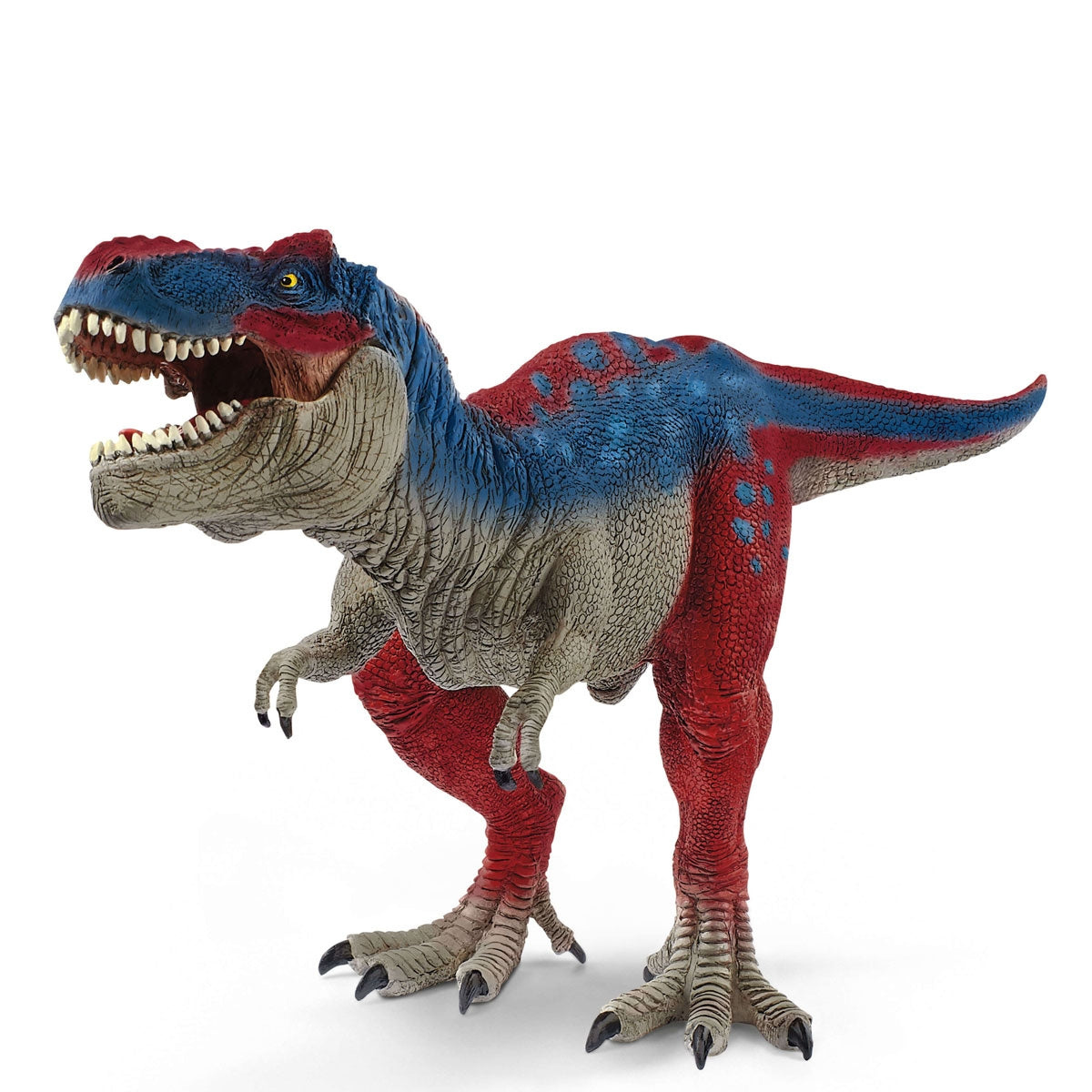 Schleich Tyrannosaurus Rex Dinosaur Figurine Toy - Blue