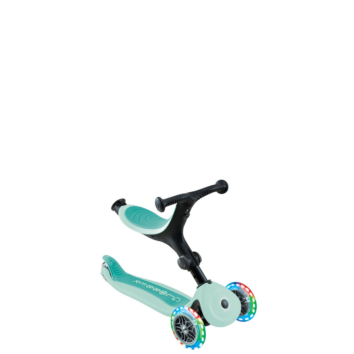 Globber GO•UP Active Lights Foldable Convertible Scooter (2 Colors) - Pupsik Singapore
