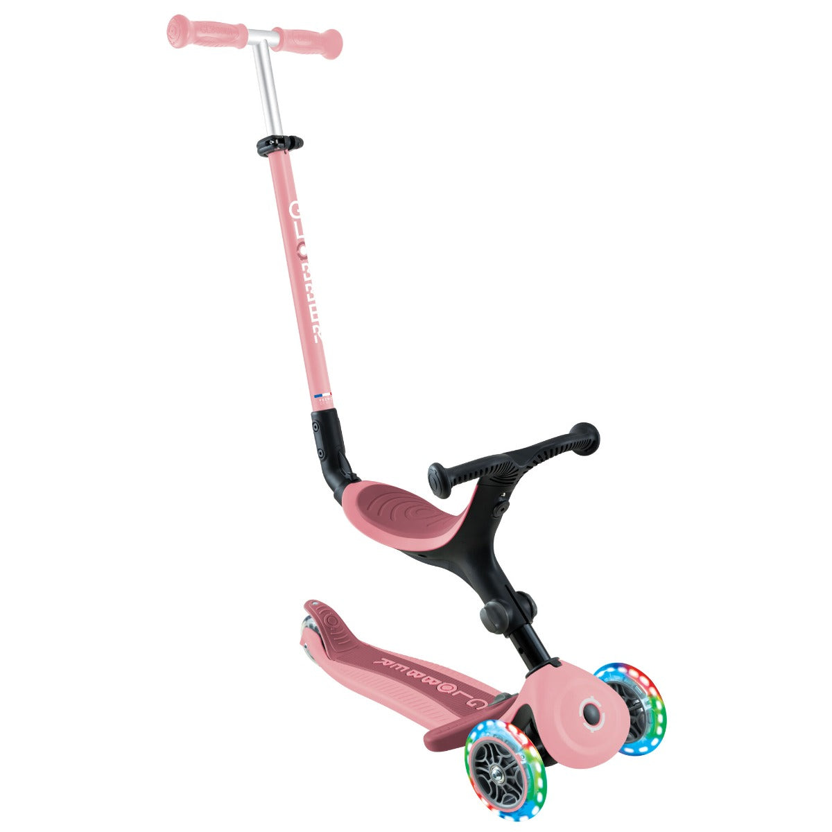 Globber GO•UP Active Lights Foldable Convertible Scooter (2 Colors) - Pupsik Singapore