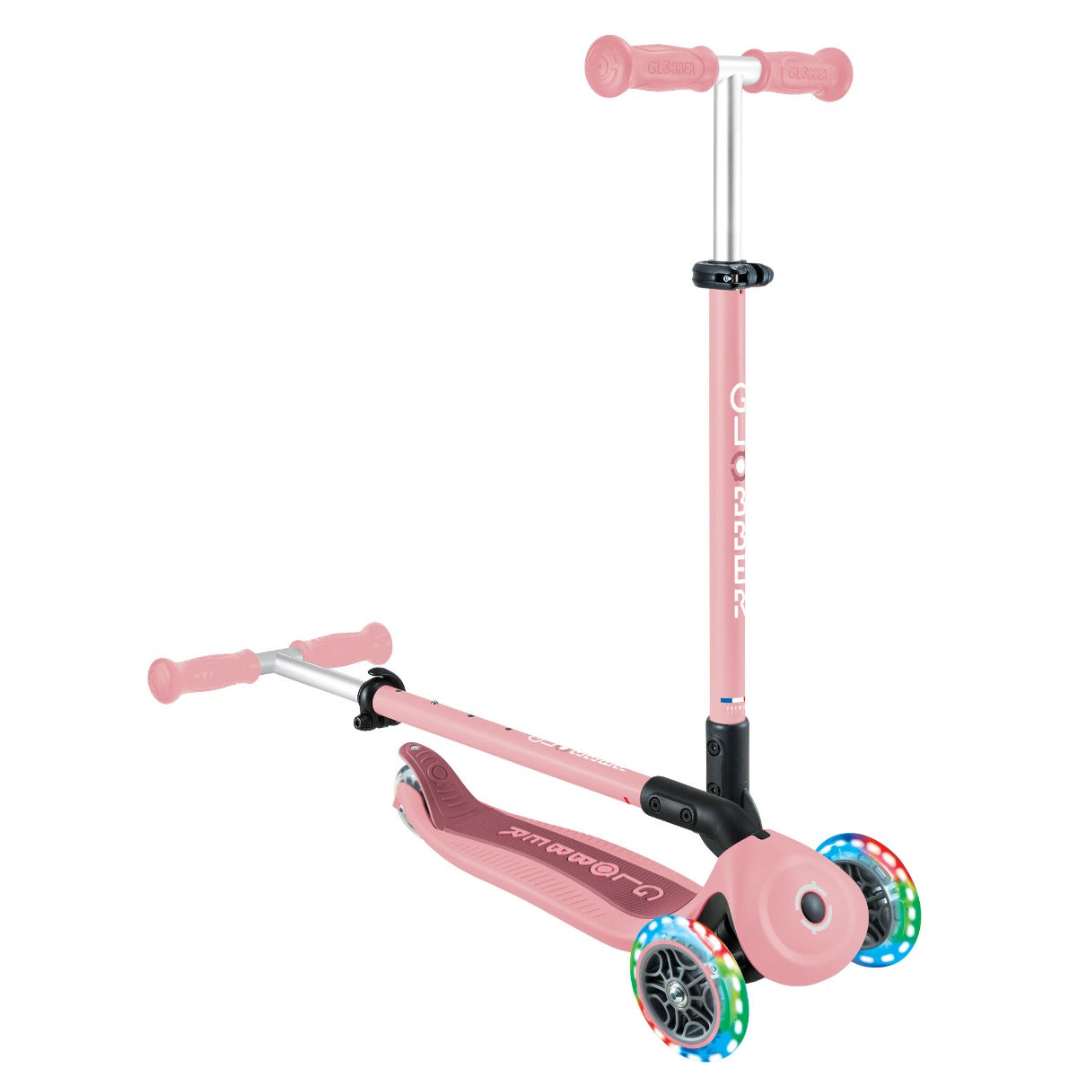 Globber GO•UP Active Lights Foldable Convertible Scooter (2 Colors) - Pupsik Singapore