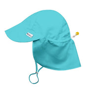 Green Sprouts UPF 50+ Eco Flap Hat - Aqua (2 Sizes)