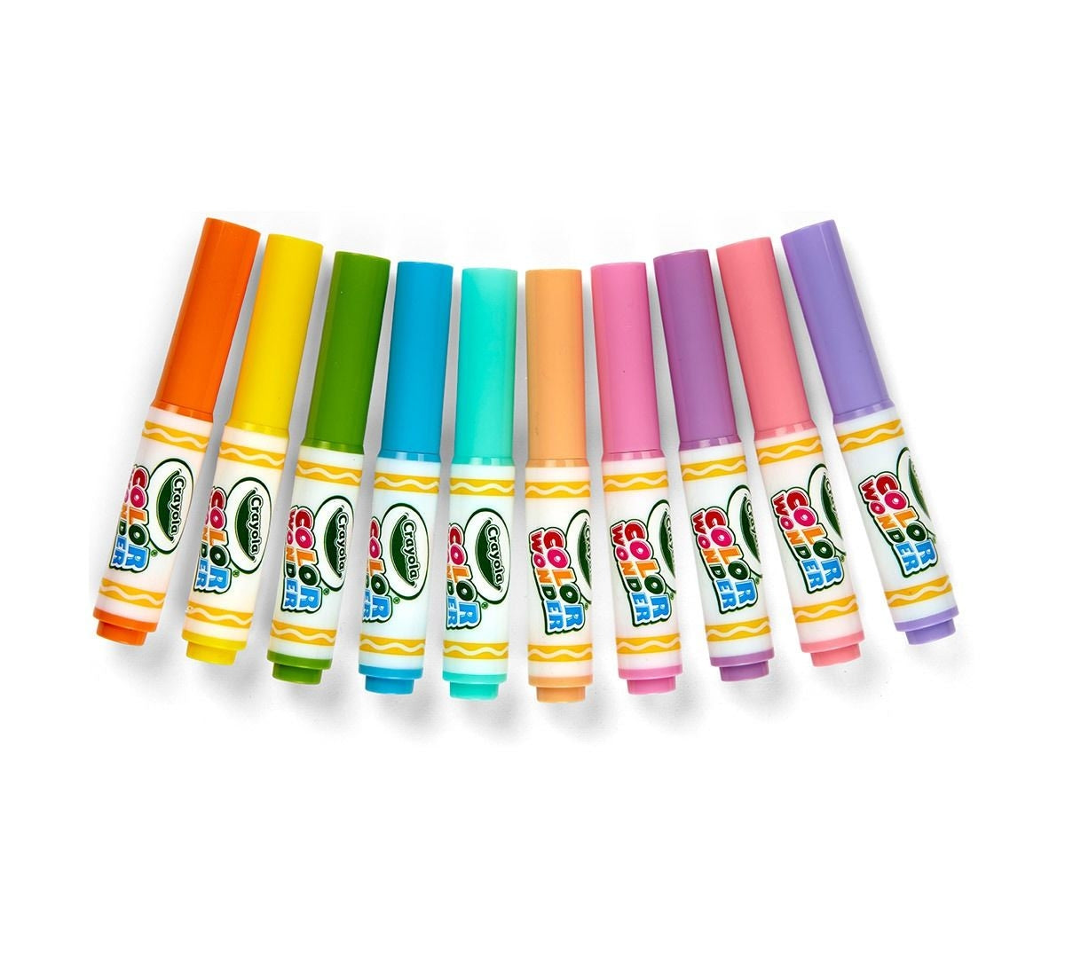 Crayola Color Wonder Mess Free Mini Markers - Pastel (10pc)