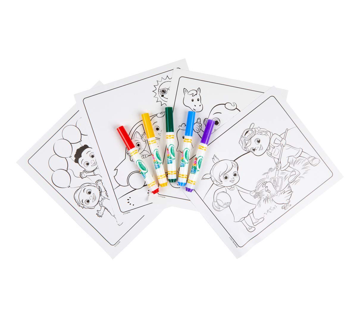 Crayola Color Wonder Mess Free Coloring Pad & Markers (5 Designs) - Pupsik Singapore