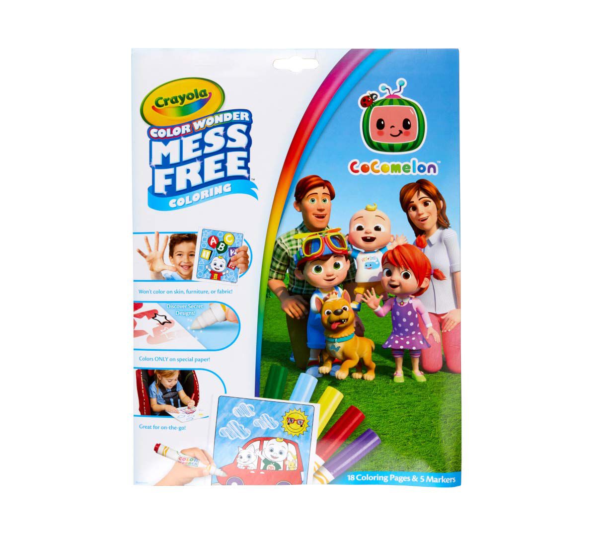 Crayola Color Wonder Mess Free Coloring Pad & Markers (5 Designs) - Pupsik Singapore