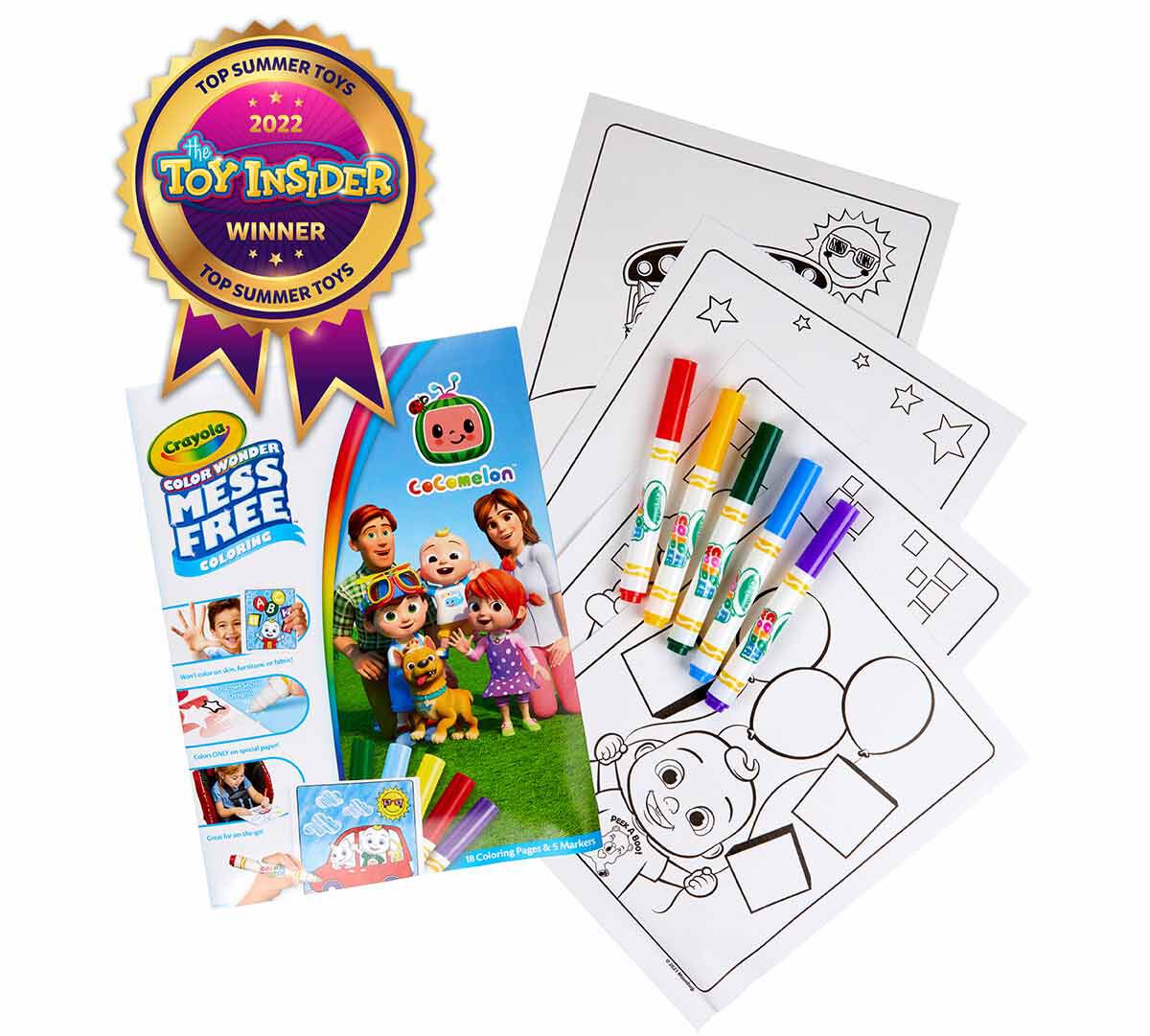 Crayola Color Wonder Mess Free Coloring Pad & Markers (5 Designs) - Pupsik Singapore