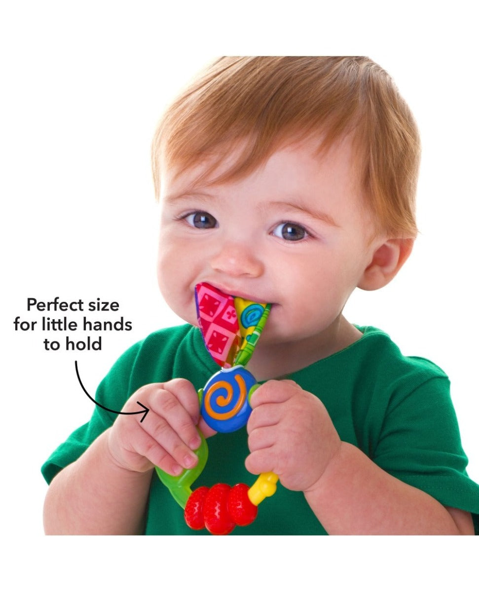 Nuby Wacky Teething Ring (Assorted Colours)