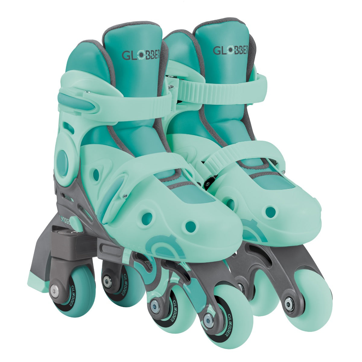 Globber Learning Skates 2-in-1 - Mint (2 Sizes)