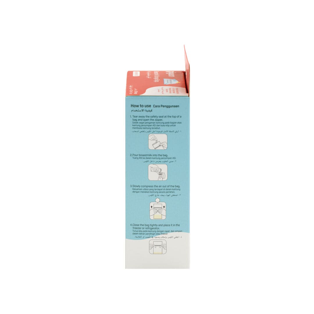 Pigeon Breastmilk Storage Bags, 120ml (25pcs) - Holiday (Exp 02/31)