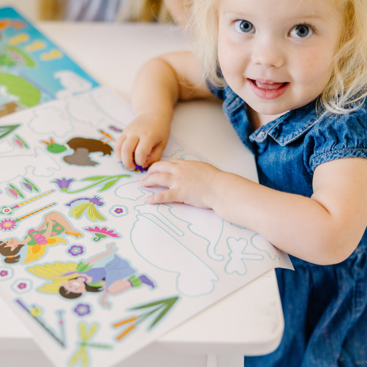 Melissa & Doug Reusable Sticker Pad (3 Themes) - Pupsik Singapore