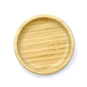 Biomom Bamboo Round Suction Plate - Shifting Sand